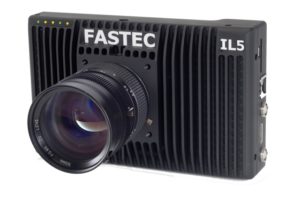 Front of Fastec Imaging TS5 high speed camera for slow motion analysis in industrial and research high speed applications