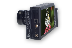 Use back screen display on the Fastec TS5 high speed camera to replay event for slow motion analysis
